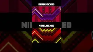 Deadlocked vs NineLocked [Comparison] | Geometry Dash 2.2 #shorts
