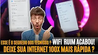 🤫segredo Revelado✅ ATIVE seu WIFI DEIXE 100x mais RÁPIDO no CELULAR usando MELHOR DNS do MUNDO 2024