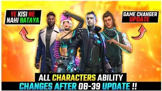 TOP 6 CHARACTERS ABILITY CHANGE AFTER OB-39 UPDATE🔥|| CHARACTERS ABILITY CHANGE AFTER UPDATE