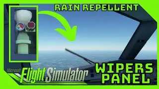Rain Repellent and Wipers Panel EXPLAINED | Microsoft Flight Simulator | A32NX | Overhead Panel