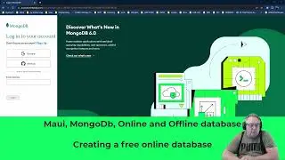 Maui online and offline database: Creating the online database