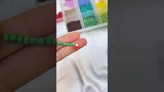 Beaded mushroom ring 🍄 خاتم الفِطر بالخرز 🍄