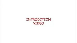 MY INTRODUCTION VIDEO!!!
