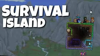 The MOST BORING Map in TERRARIA -  Survival ISLAND Map