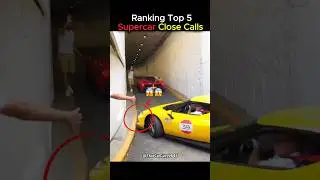 Best Supercars Close Calls 😭💀 