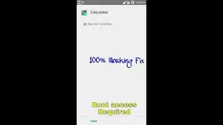 App not installed error when installing some apps - 100% working fix