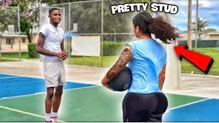 I Played A Pretty Stud 😍 1v1 For Her Number *we kissed*