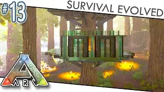 ARK: Survival Evolved - Building a Treehouse Base!  [Modded Annunaki #13]