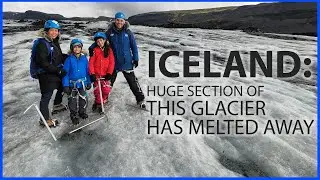 Iceland: Huge Glacier Melt Before & After