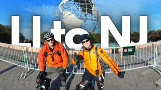 Long Island to New Jersey on ONE WHEEL!!!