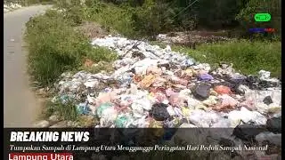 Tumpukan Sampah di Lampung Utara Mengganggu Peringatan Hari Peduli Sampah Nasional