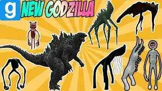 NEW GODZILLA VS TREVOR HENDERSON CREATURES! - Garry's Mod Sandbox