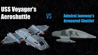 Janeway's Shuttle vs Voyager's areoshuttle | Star Trek ships battle | Star Trek bridge commander