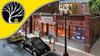 Smith Brothers TV & Appliance – N, HO, O Scale | Woodland Scenics | Model Scenery