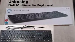 Unboxing Dell Multimedia Keyboard | Dell Keyboard | Dell Multimedia Keyboard