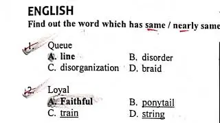 HEC LAT ENGLISH MCQs| Synonyms |Antonyms |Preposition |LAT English Past Papers |Studygroup786|