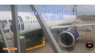 VOO AZUL 2912    DE NATAL A CAMPINAS 19 /09/ 2024