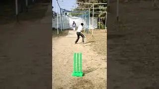 [Net Practice Cricket on Friday Morning] [Gouranga was Batting & I was Bowling]