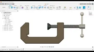 C Clamp Animation with the help of Fusion 360