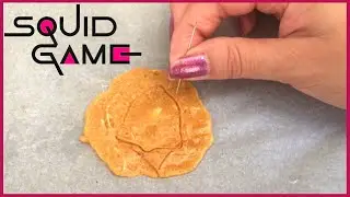 Squid games Dalgona koekjes maken