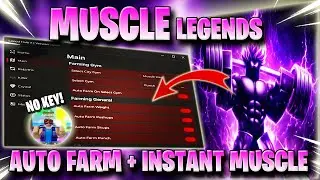 MUSCLE LEGENDS SCRIPT *NO KEY* - AUTO FARM, FAST MAX STATS, TELEPORT, & MORE! 💪✅