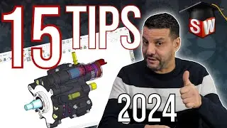 15 TIPS #solidworks pour bien démarrer l'année 2024