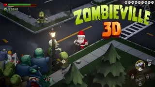 🎅 Zombieville 3D Mayhem! | Santa vs The Undead Horde! 🎄🧟