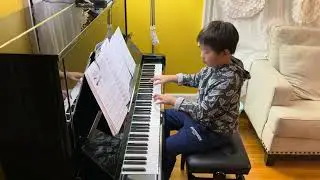 The Skaters from John Thompson’s modern course for the piano the third grade book