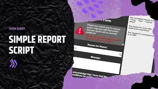 [FREE] Fivem Simple Report Script for discord