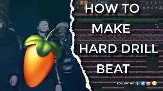 How to make DARK Vocal Drill 🔥 FL Studio Drill Tutorial 2022 with @ProdbyLJS    loops [free FLP]