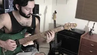Europe - the final countdown Guitar Solo cover