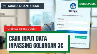 CARA UPLOAD INPASSING DAN KEPANGKATAN GOLONGAN 3C | TUTORIAL SISTER