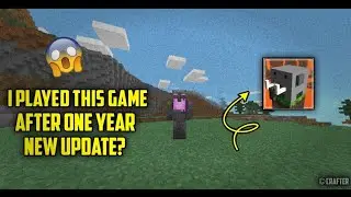 I played ( real craftsmen ) this game after 1 year! 😱💀 | craftsmen by CraftEr ❤️