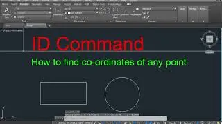 ID Command In AutoCAD In Hindi