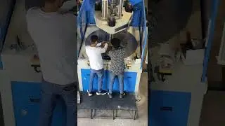 Scissor handle injection moulding machine | Rotary table injection moulding machine #rotarytable