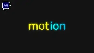 Flicker Text Animation in After Effects Tutorials