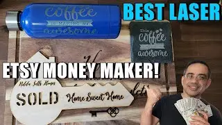 The BEST Laser Engraver for Making Money on Etsy! Xtool D1 Laser!