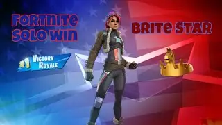 Fortnite Solo Win With The Britestar Outfit In Fortnite