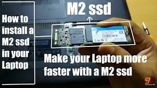 How to install M2 SSD in your Laptop (HP 450 G3 6th Gen)