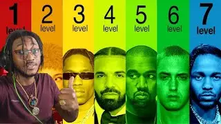 The 7 Levels of Rapper | Reaction