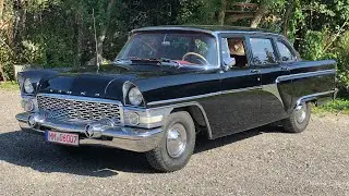 1972 GAZ 13 TSCHAIKA | ГАЗ 13 Чайка | COLD START | V8 SOUND | WALKAROUND | EXTERIOR | INTERIOR