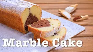 Easy Marble Cake Recipe | How to Make Marble Cake