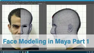 Face Modeling in Maya 3D: Step-by-Step Tutorial (Part 1) | Sekhon3D 