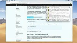 React Native :  Starting with RN