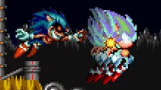 Sonic.exe VS Ultimate Super Sonic | Sonic Mania Plus mods Gameplay