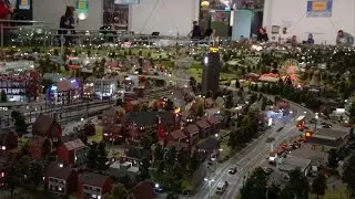 A huge HO scale modelling scenery. What do you think about it? Leeraner Miniaturland Part 1