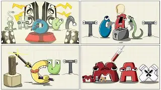 Alphabet Lore PARODY COMPILATION / Alphabet Lore animation @Mike Salcedo