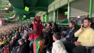 Ishowspeed meets Luis Nani at Portugal game 😱