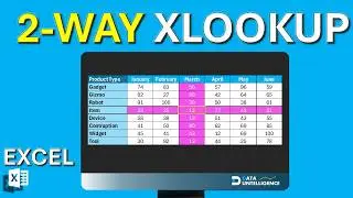2-Way Xlookup with multiple criteria in EXCEL