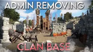 ADMIN REMOVING CHEATER CLAN  BASE - RUST